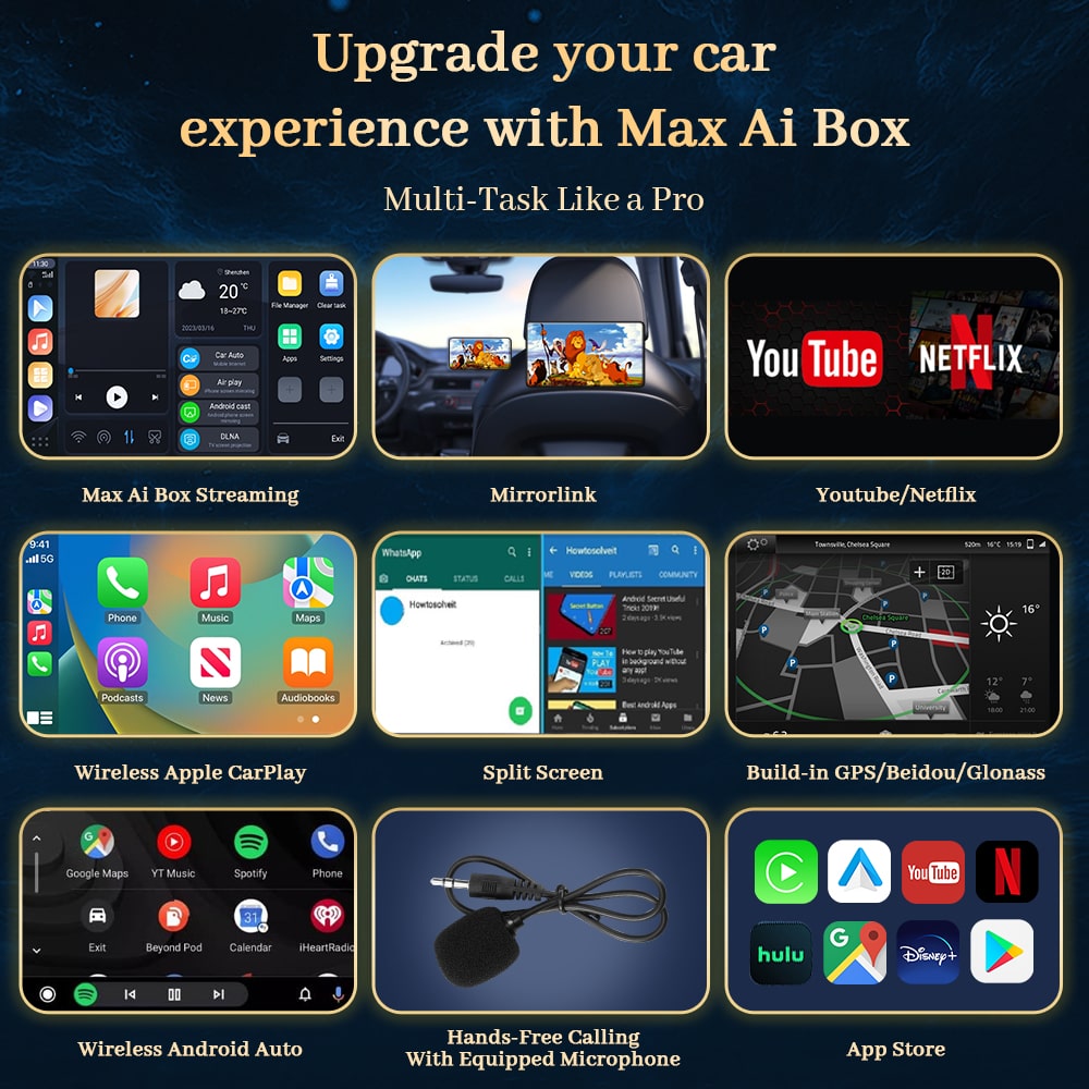 wireless carplay box features
